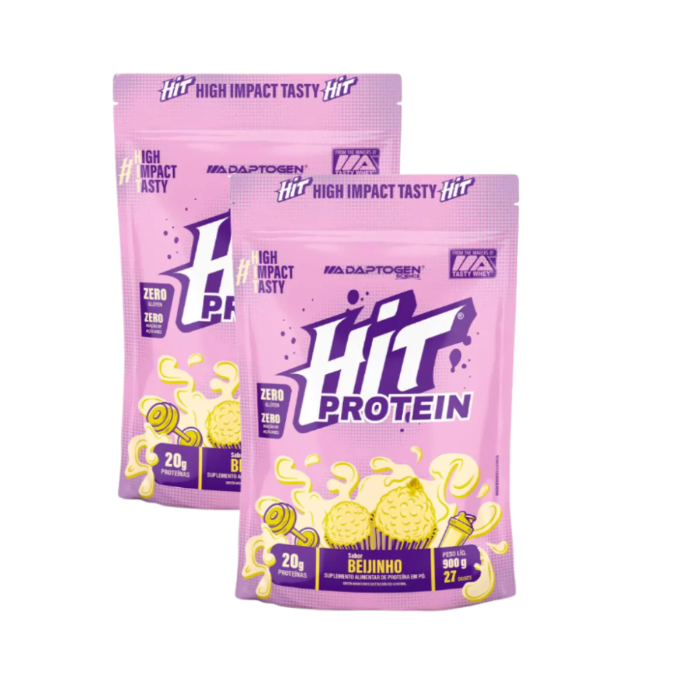 COMBO 2 unidades Hit Protein 900g ADAPTOGEN